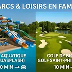 Evasion De Reve : 3P, Piscine, Tennis, Wifi, Park.