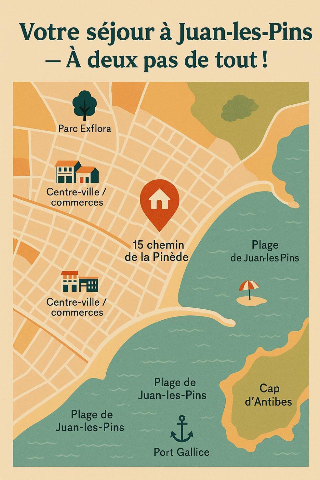 Evasion De Reve : 3p, Piscine, Tennis, Wifi, Park. Apartamento Antibes